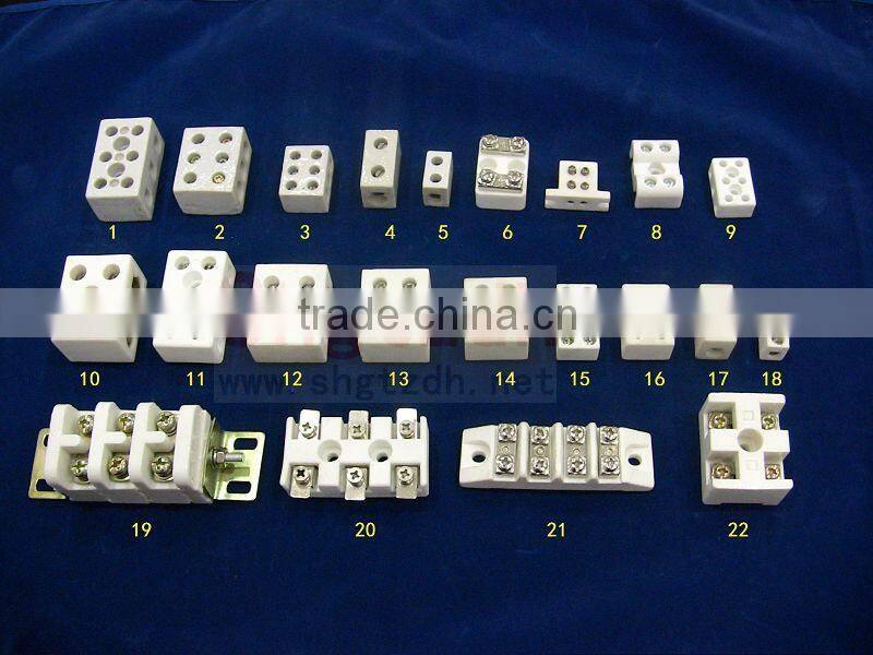 Electrical ceramic wire connector