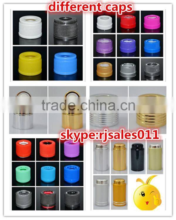 blue pink yellow 30ml square glass bottles with childproof caps for e liquid