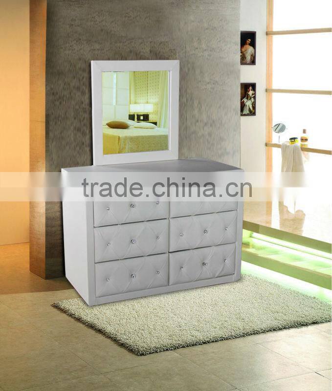 Modern White Dresser in Bedroom Furniture Room