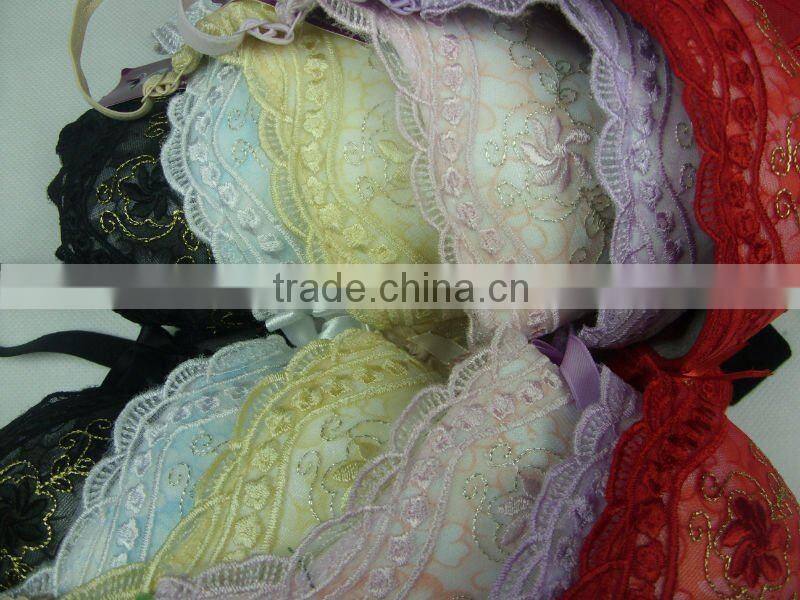 1.33USD 32-38B Cup Thin Foam Yough Ladies New Arrival Hot Sale B Cup Sexy Bra 32-38 (gdwx087)