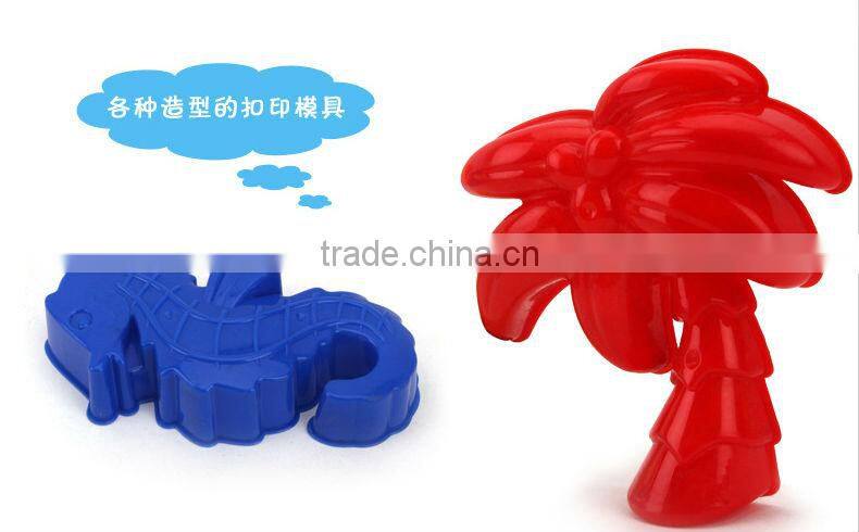 Summer Toy Kids Beach Buckets Mini Sand Beach Toys 10 PCS/Set