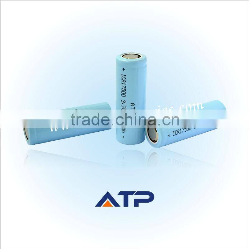 high capacity li-ion rechargeable battery ICR17500 / solar power system battery ICR17500
