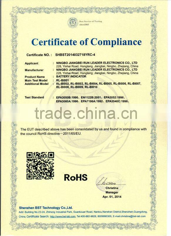 Led Battery Indicator 24V for Golf Kart