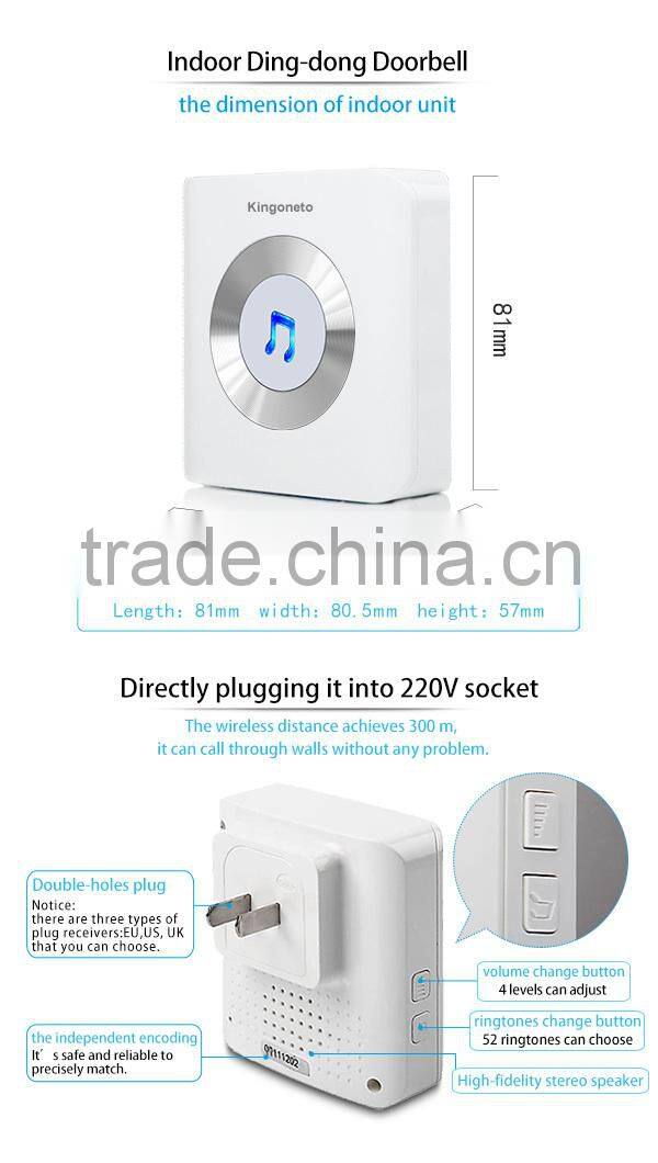 2015 digital wireless video doorbell wifi doorbell camera