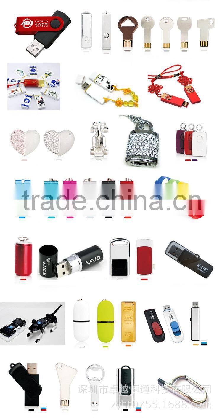 Metal Series Mini USB 2.0 Flash Disk with Keychain