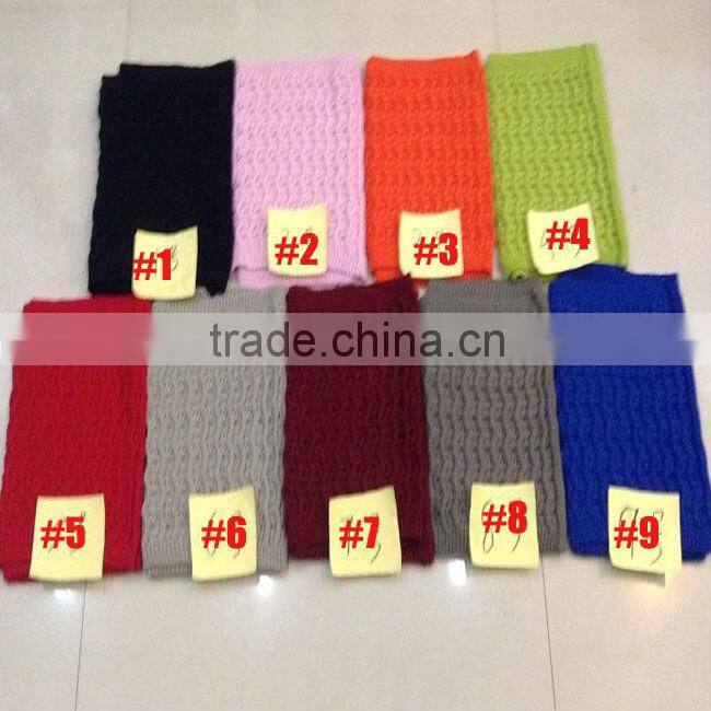 Newest Chevron Loop Women Crochet Winter Scarf