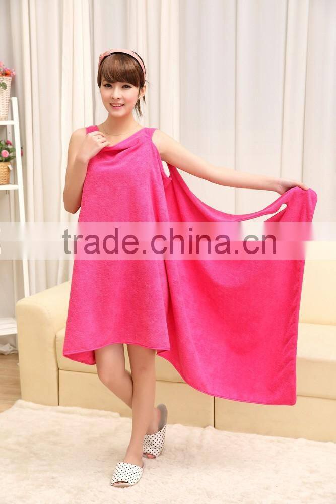 Wholesale Plain Microfiber Beach Towel Dress