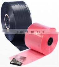 Lay flat pink anti static tubing