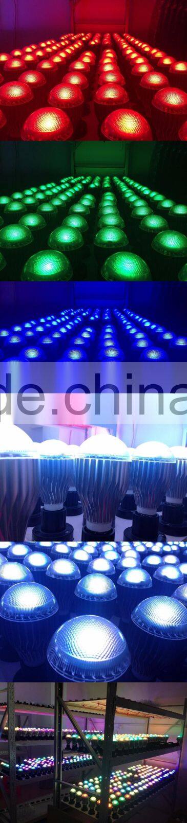 10w RGB LED controlled color changing led christmas lights programmable