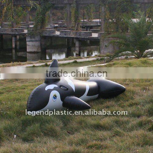 inflatable shark riding for kids