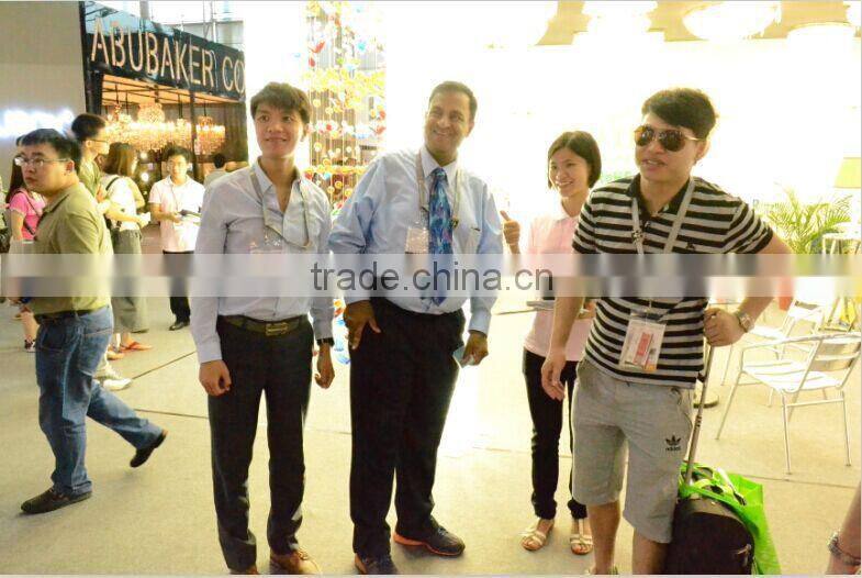 China hand blown glass chandelier decoration & Color glazed chandelier for hotel lobby