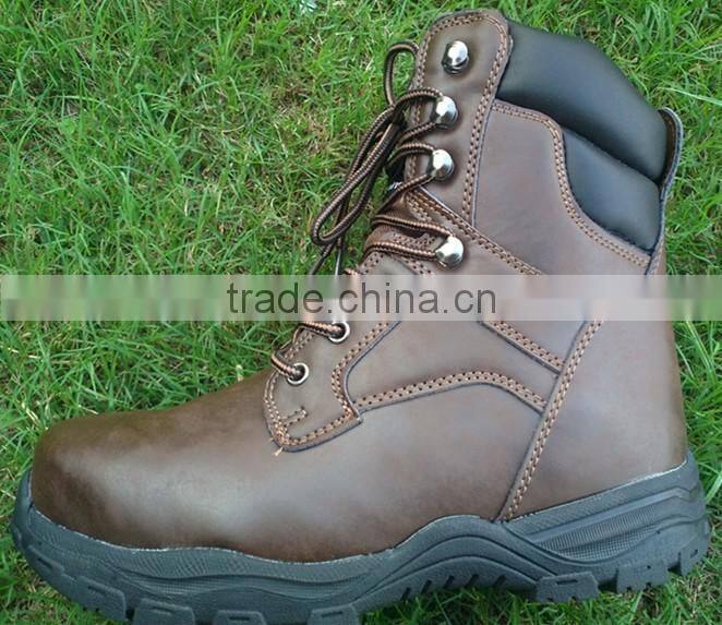 2016 Hot selling Genuine Leather steel toe safety shoes