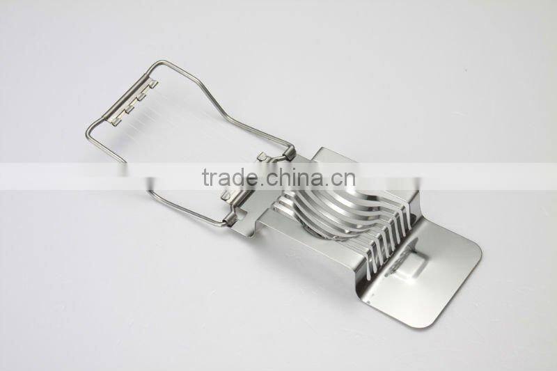 Stainless steel egg slicer