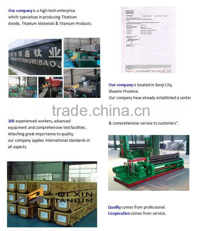 Ru-Ir Coating Water Treatment Titanium Anode