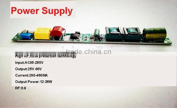 1200mm Integrated t8 tubes wholly plastic smd2835 100-265V 90lm/w 30w 4ft led double tube fluorescent lamp