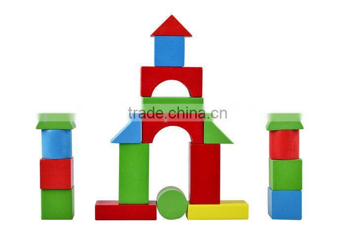 Wooden toy building blocks children wooden building blocks toys