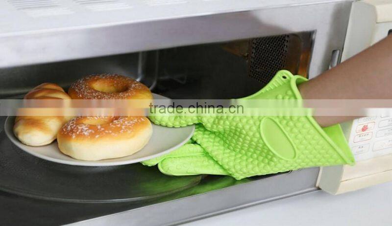 Oven Mitts Gloves, Heat Resistant Hot sale colorful silicone Gloves BBQ Grilling Gloves for Cooking Baking Barbecue Potholder