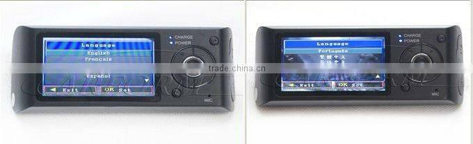 dual view car camera buit in gps