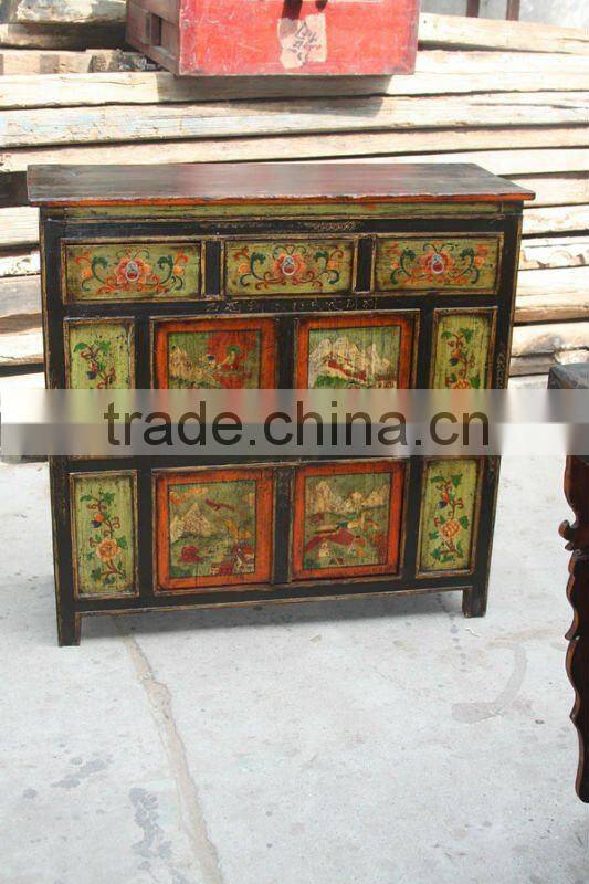 chinese antique Mongolia cabinet