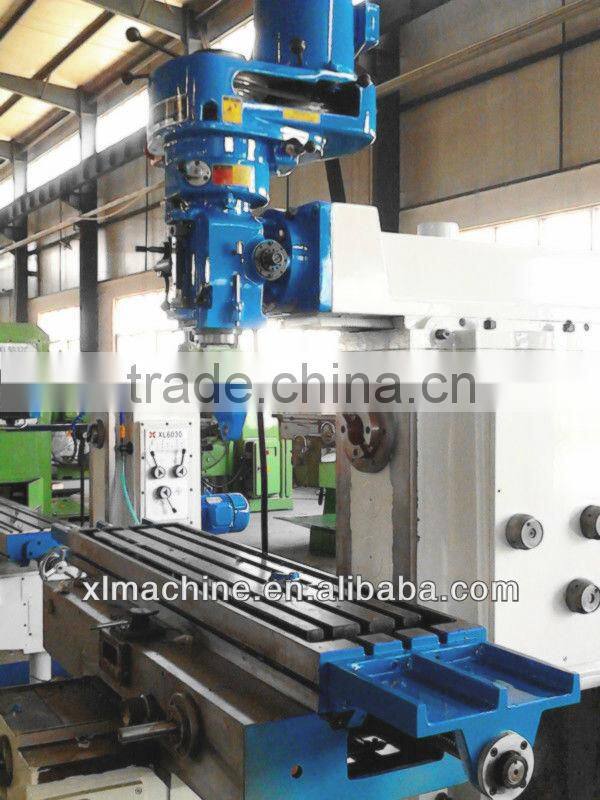universal turret milling machine with high speed milling head