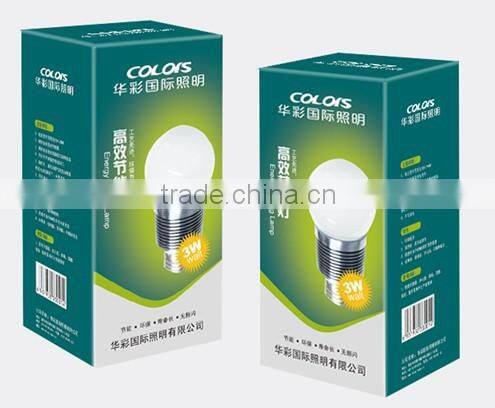 Color paper led light package box
