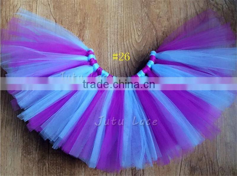Best Birthday Gift Pink Fluffy Chiffon Flower Tutu Party Baby Kids Picture Skirt Wholesale