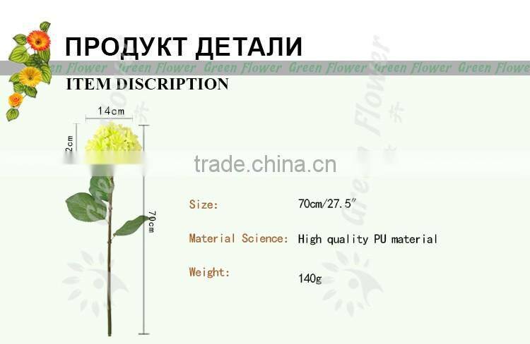 2016 Wholesale Multicolor Latex Artificial Flowers PU Real Touch Bouquet Wedding Bridal Decor Display Flower