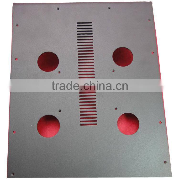 Manufacturer powder coating black electronic box cover