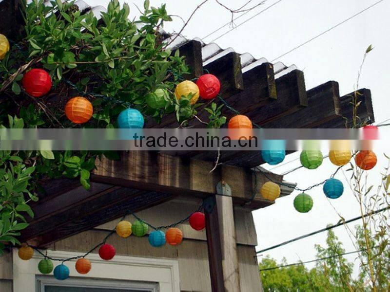 paper lantern light chain