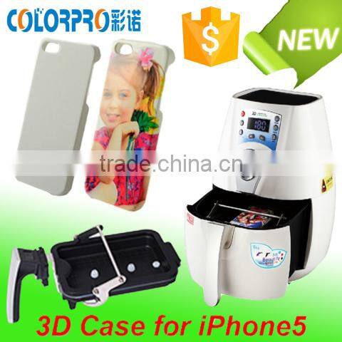 Hot combo set 3d mini vacuum heat sublimation transfer machine+sublimation transfer paper/ ink with mugs/phone cases