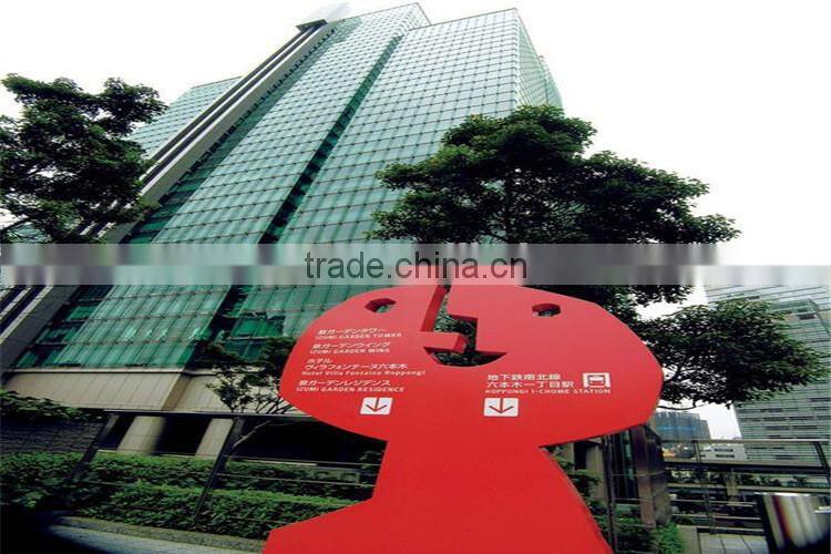 very popular direction hard pvc board sign