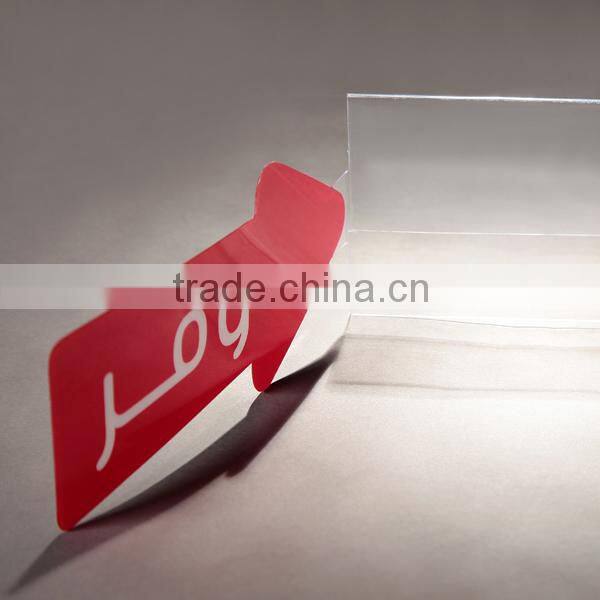 Supermarket Display Clips Printing Shelf Talkers for Promotion