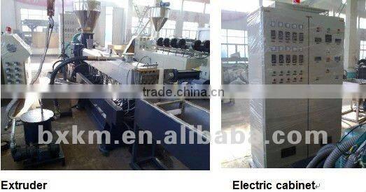 PET flakes granulating pelletizing line