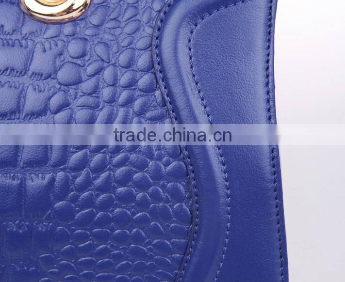 fashion wholesale women leather handbag, handbag factory
