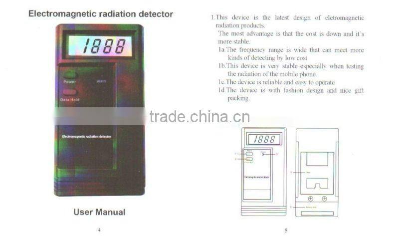 USD8.9 Digital EMF Meter Radiation Dosimeter Electromagnetic Radiation Detector
