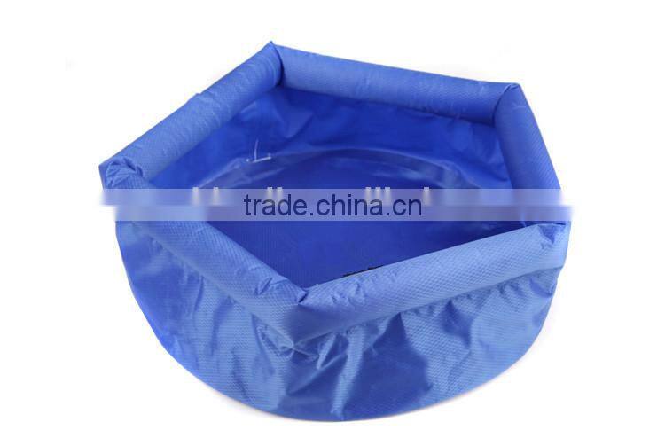 Outdoor camping travel tourism folding inflatable foot basin