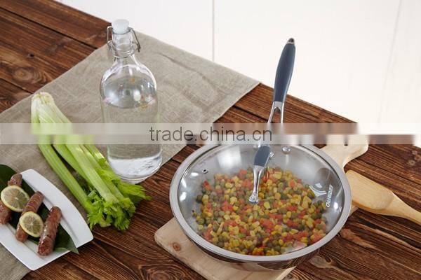 Tri-Ply Stainless Steel korea nonstick frying pan