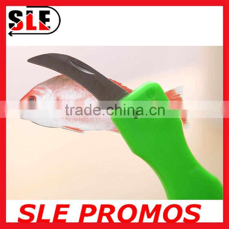 Promotional Custom Plastic Fish Grater,High Quality Stainless Steel Fish Scraper Scale,Multifunction 3 in 1 Fish Skin Peeler