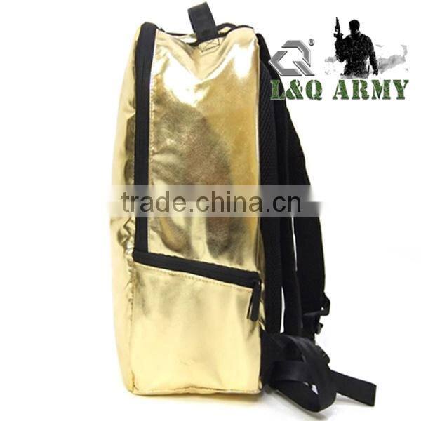 Golden Sublimation Backpack Laptop Backpack Bag