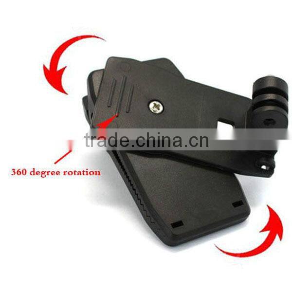 TMC 360 Rotate Quick Release Clip Mount Backpack Clamp For Gopro Hero 4/3+/3/2