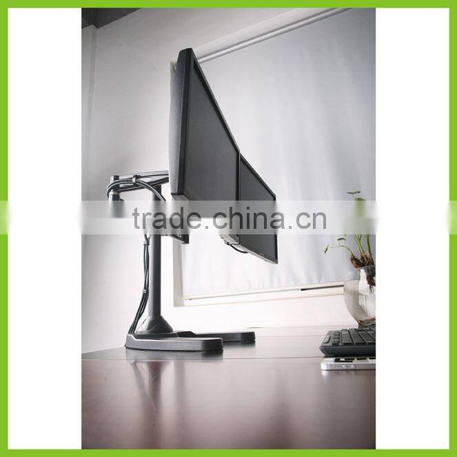 LCD512D-STAND Free Standing Dual LED/LCD Screen Desktop Monitor Stand