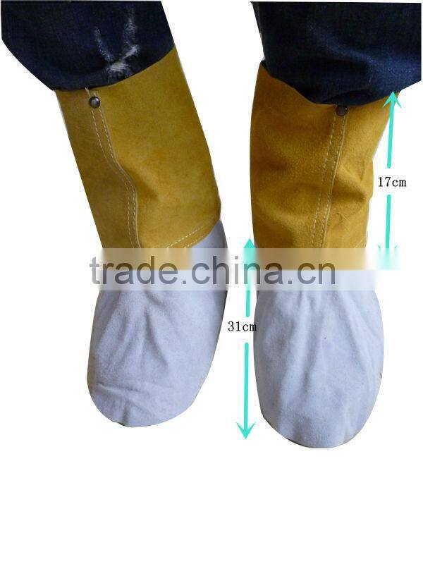 cow leather welding legging