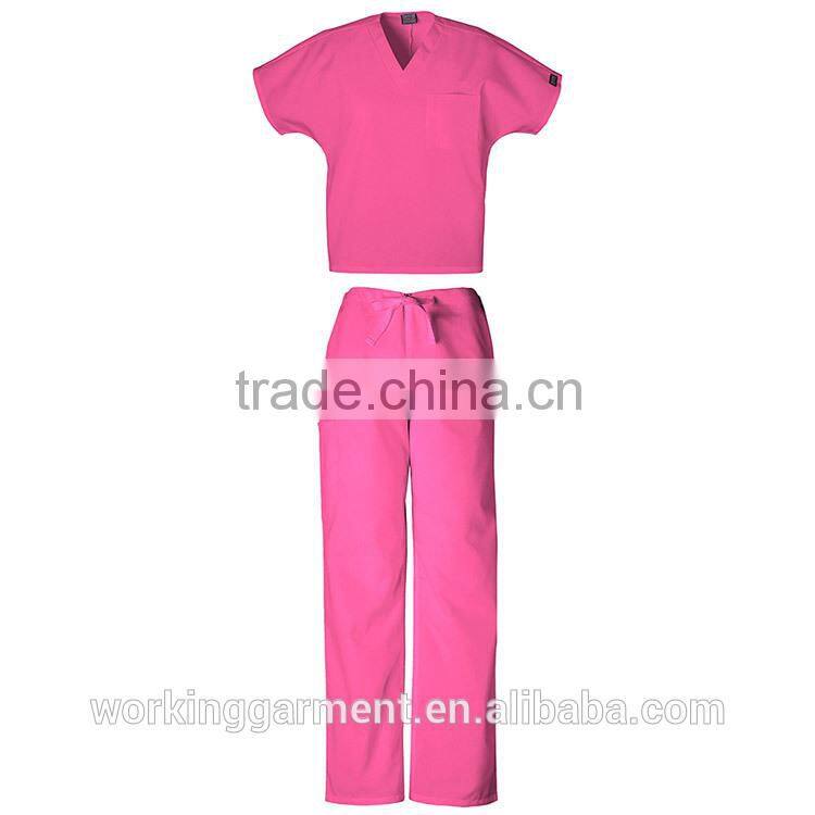 Wholesale OEM Hotsale Fashion Workwear Unisex Durable Scrub Set/Hospital uniform/Nurse Uniform
