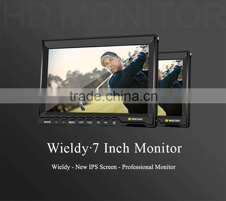 High Precision Wieldy HD IPS 7 Inch Lcd Monitor For Dslr Crane Video Jib Crane