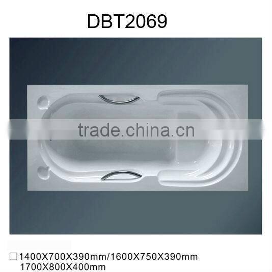 DBT2069 acrylic cheap small bathtub sizes