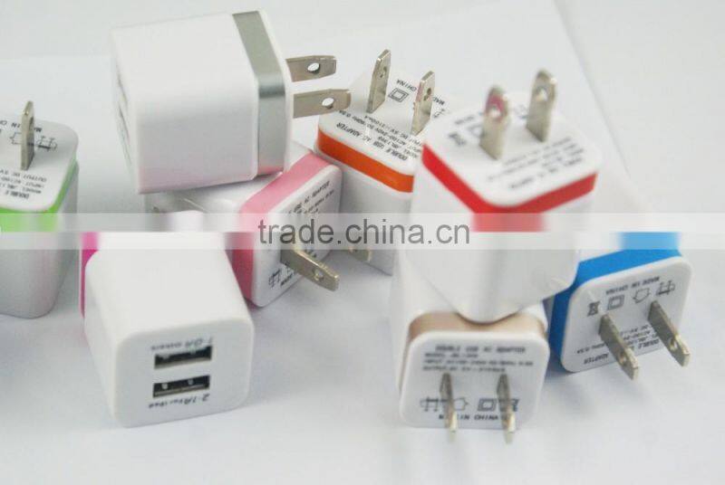 2016 new gadget compact portable USB mirco power charger home travel charger for mobile phone Iphone 4s 5s 6s ipod ipad