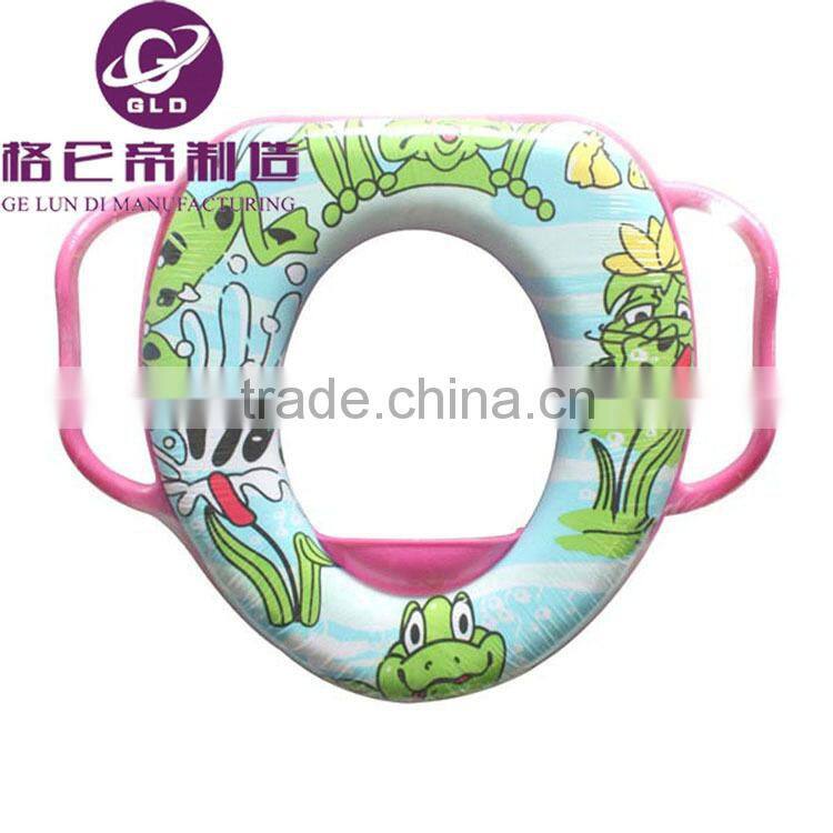 GLD Plastic Square Baby Toilet Seats Cover For Kids Blue wc toilet lid