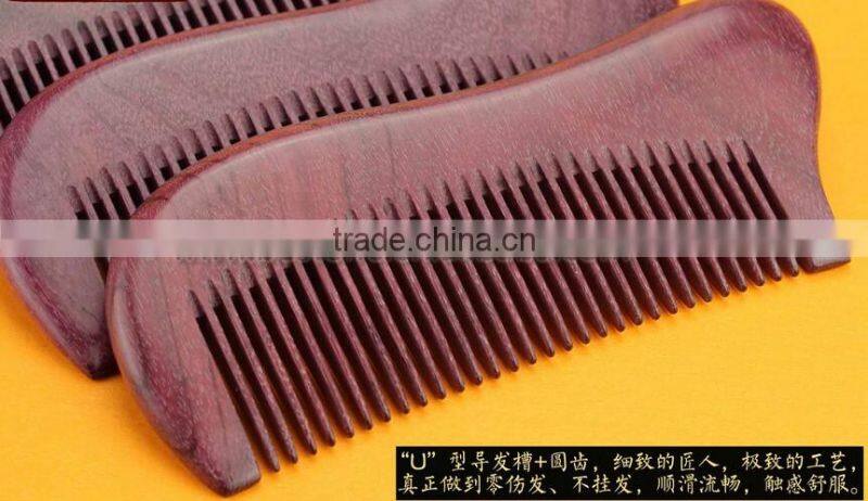 Travel Violet Sandal Wood Comb