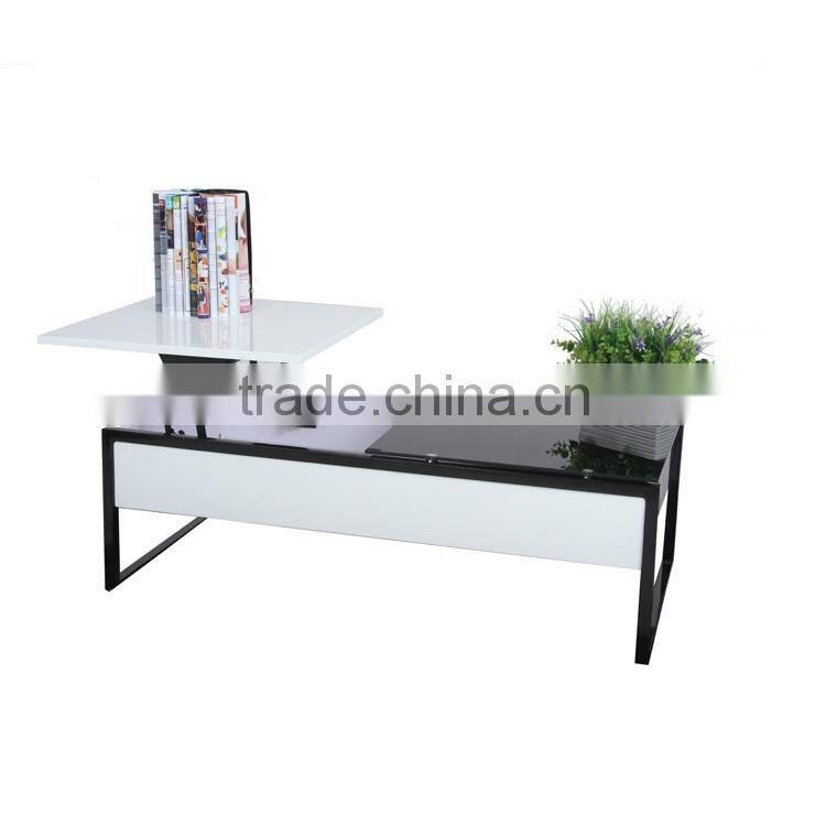 Hot product!!!Lined top coffee table, lift coffee table for promotion