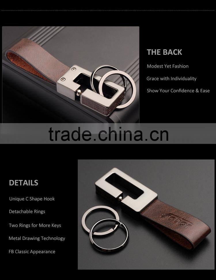 Good Quality Unique Design Leather Custom Keychain